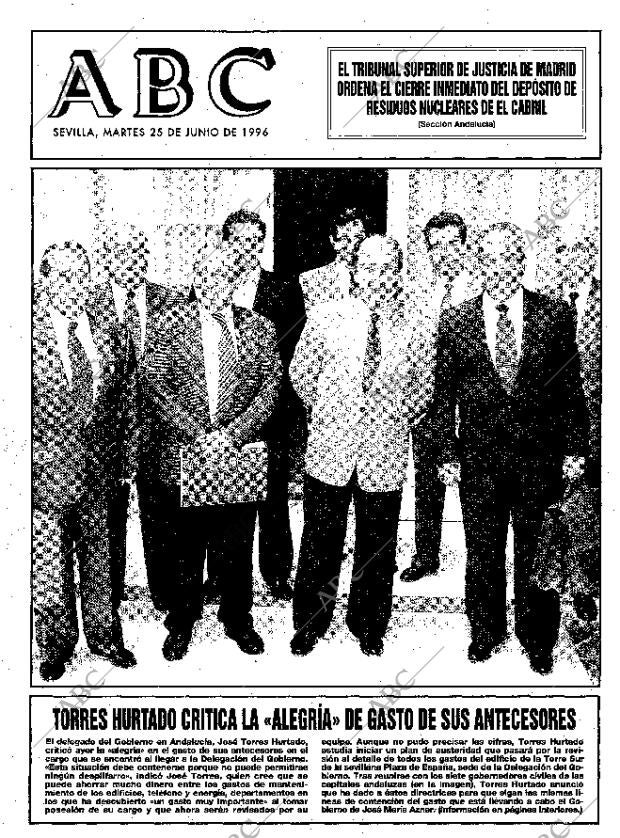 ABC SEVILLA 25-06-1996 página 1