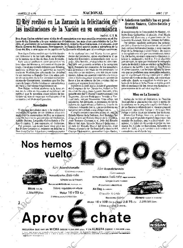 ABC SEVILLA 25-06-1996 página 27