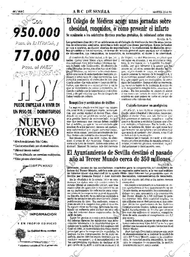 ABC SEVILLA 25-06-1996 página 44
