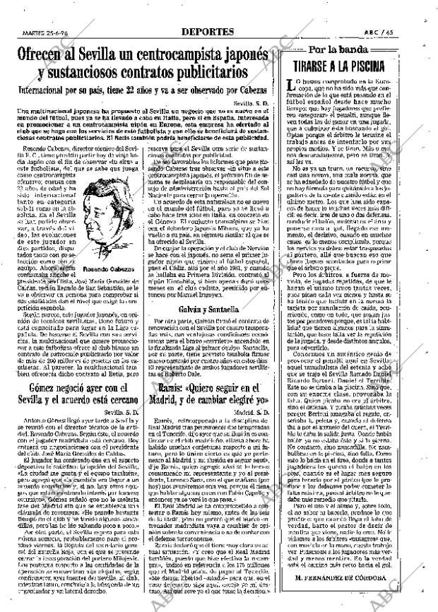 ABC SEVILLA 25-06-1996 página 65