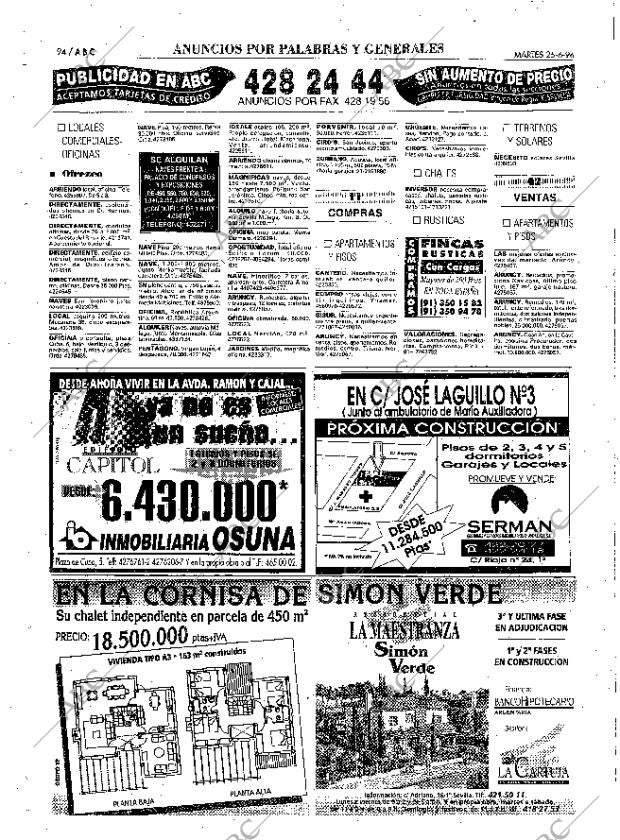 ABC SEVILLA 25-06-1996 página 94