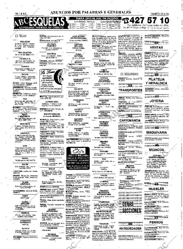 ABC SEVILLA 25-06-1996 página 98