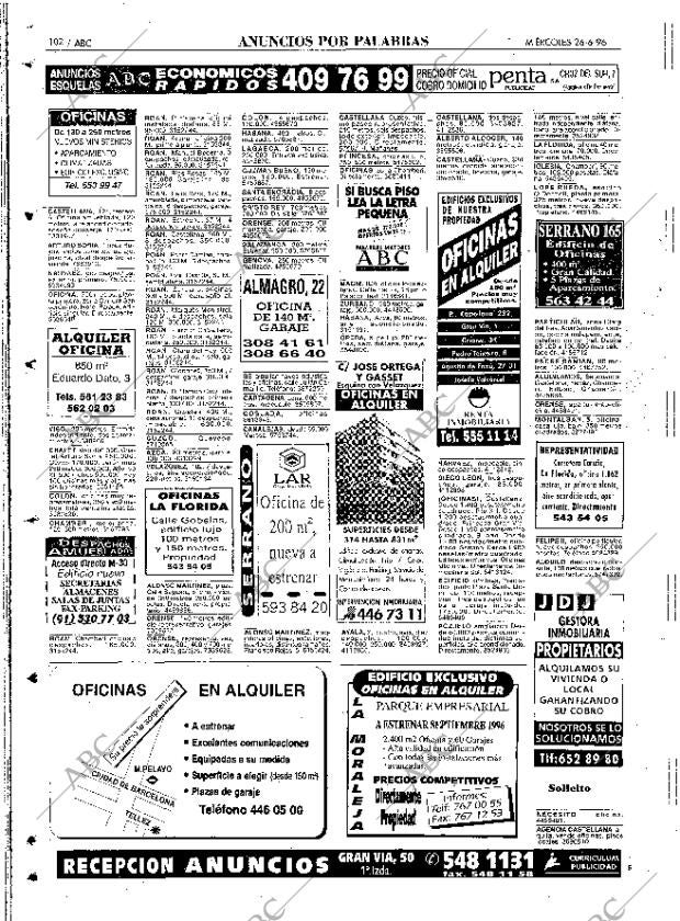 ABC MADRID 26-06-1996 página 102