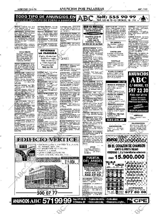 ABC MADRID 26-06-1996 página 109