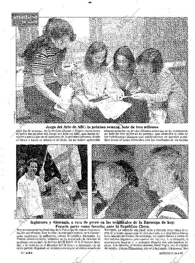 ABC MADRID 26-06-1996 página 12