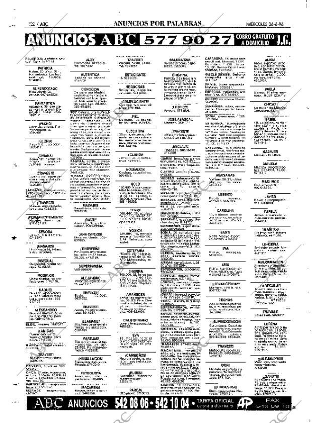 ABC MADRID 26-06-1996 página 122