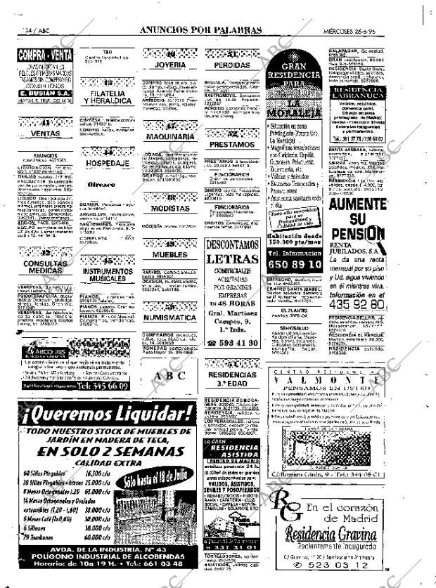 ABC MADRID 26-06-1996 página 124