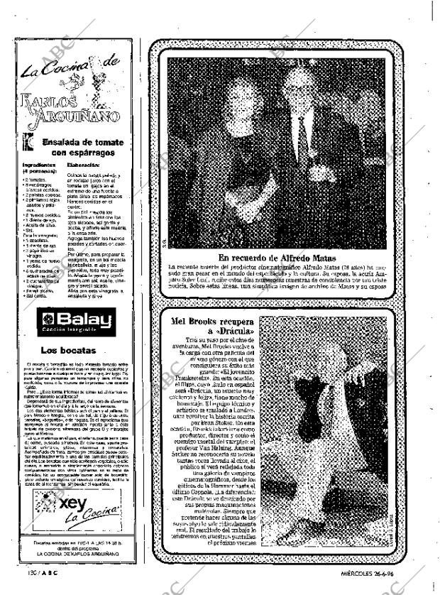 ABC MADRID 26-06-1996 página 130