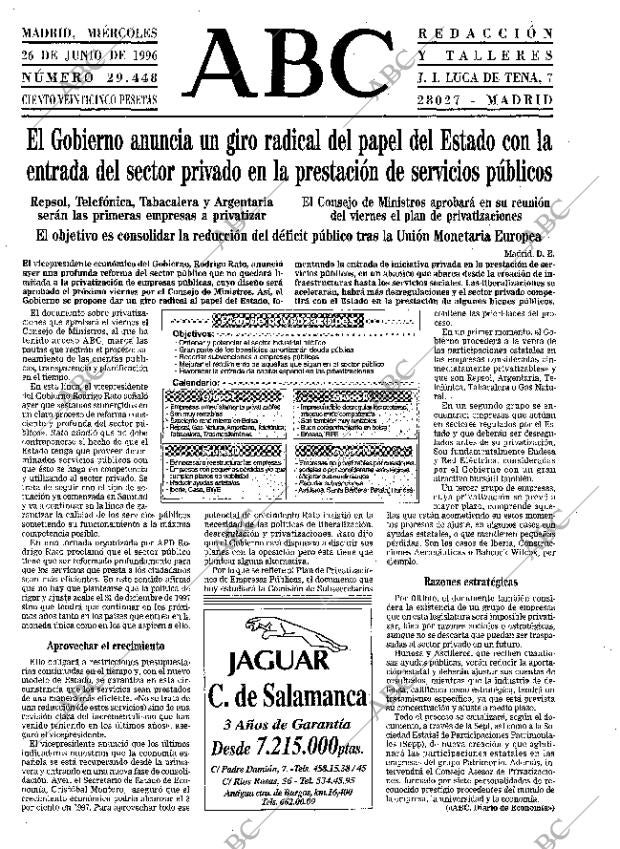 ABC MADRID 26-06-1996 página 17
