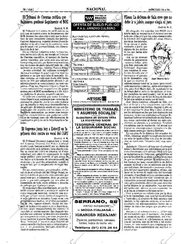 ABC MADRID 26-06-1996 página 28