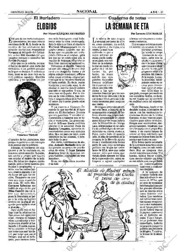 ABC MADRID 26-06-1996 página 31