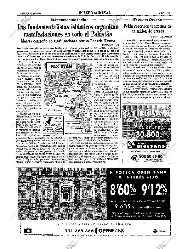 ABC MADRID 26-06-1996 página 39