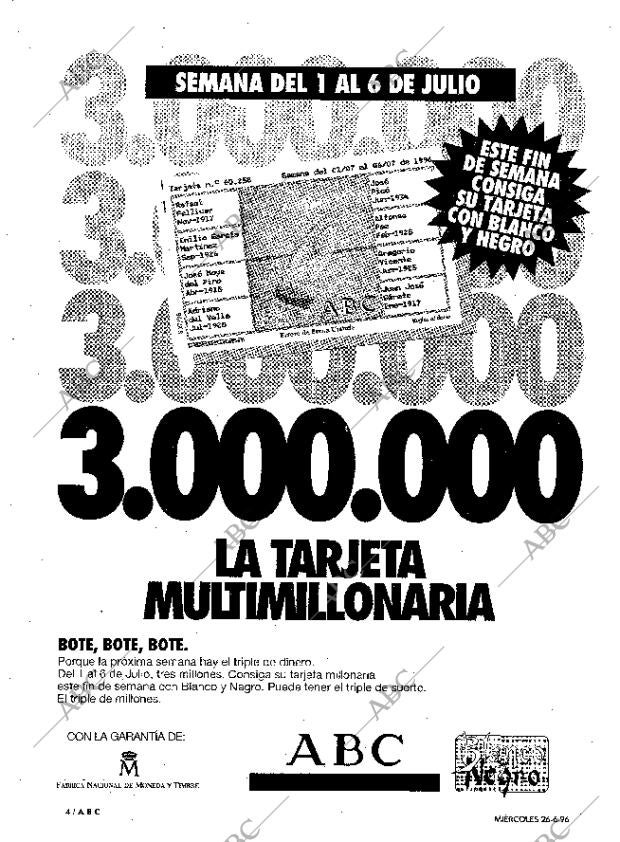 ABC MADRID 26-06-1996 página 4