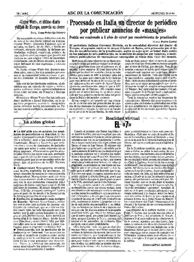 ABC MADRID 26-06-1996 página 58