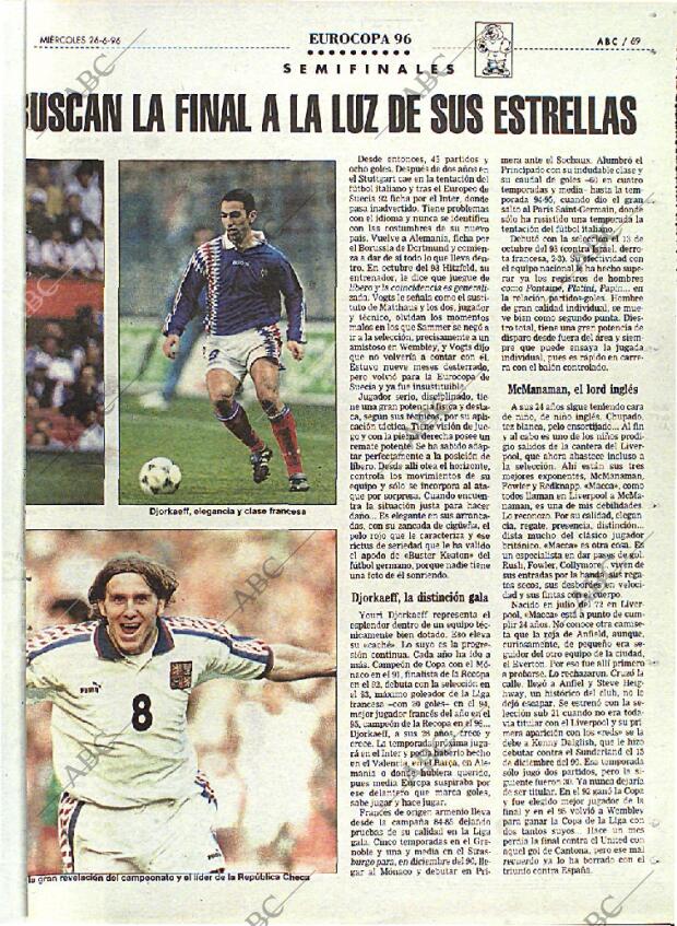 ABC MADRID 26-06-1996 página 69