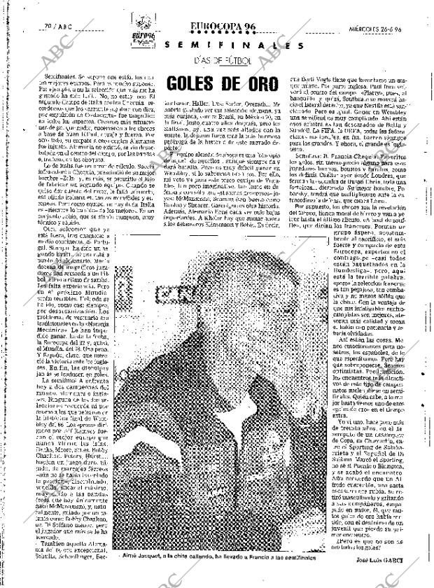 ABC MADRID 26-06-1996 página 70