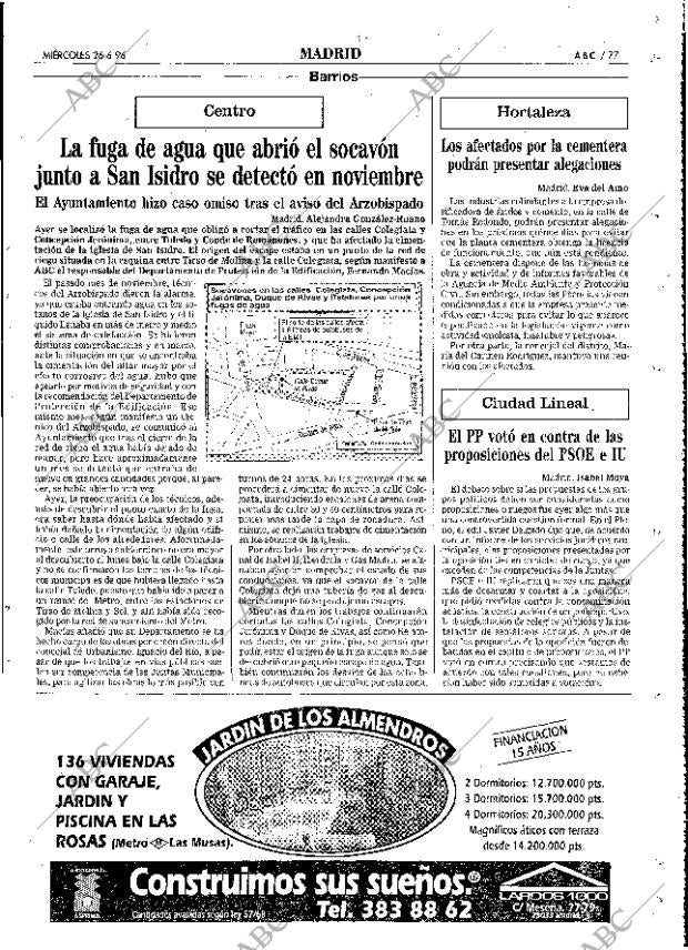 ABC MADRID 26-06-1996 página 77