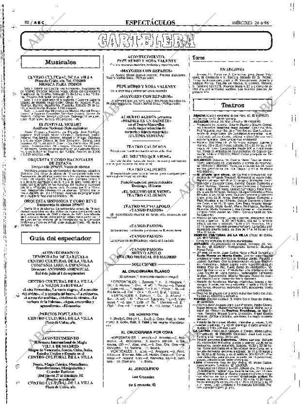 ABC MADRID 26-06-1996 página 88
