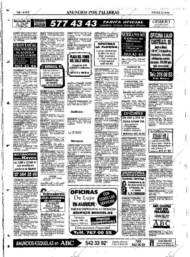 ABC MADRID 27-06-1996 página 108