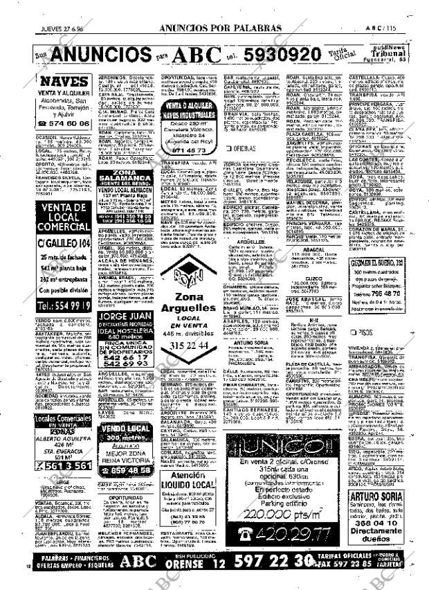 ABC MADRID 27-06-1996 página 115