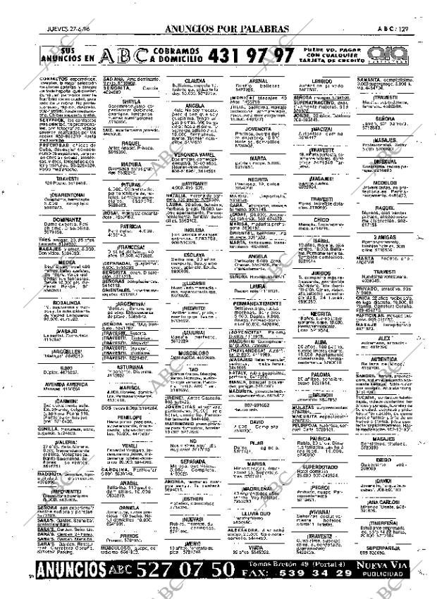 ABC MADRID 27-06-1996 página 129