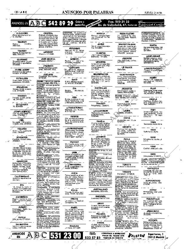 ABC MADRID 27-06-1996 página 130