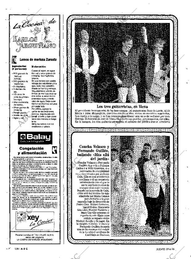 ABC MADRID 27-06-1996 página 138