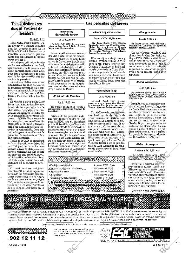 ABC MADRID 27-06-1996 página 141
