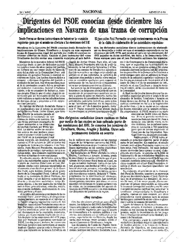 ABC MADRID 27-06-1996 página 24