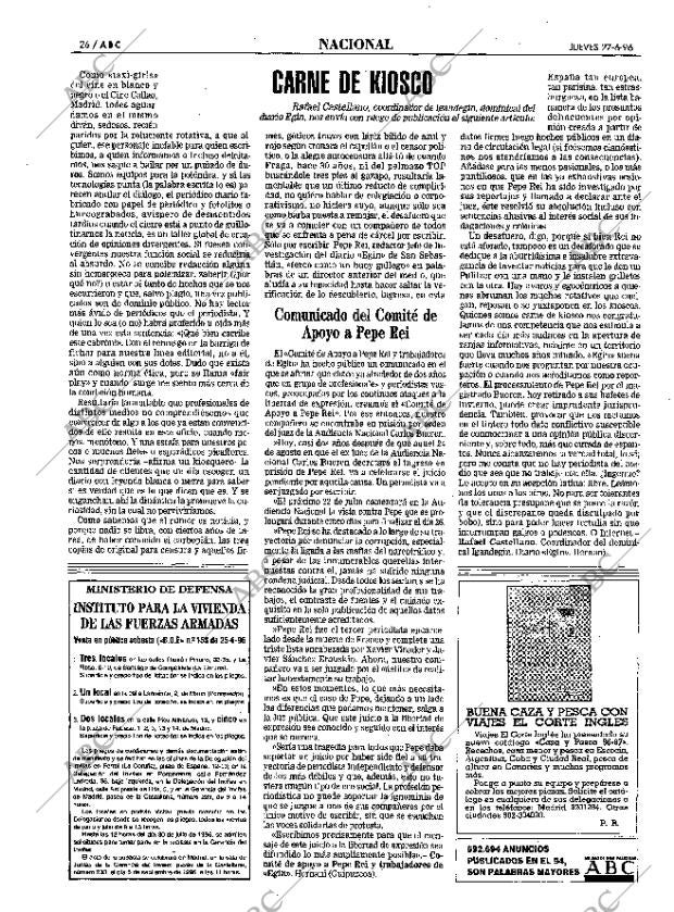 ABC MADRID 27-06-1996 página 26