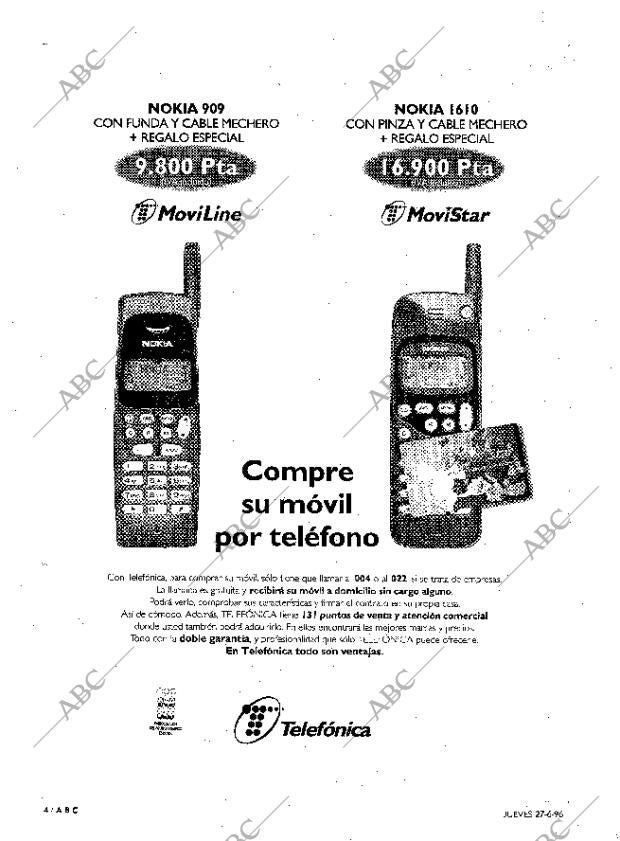 ABC MADRID 27-06-1996 página 4