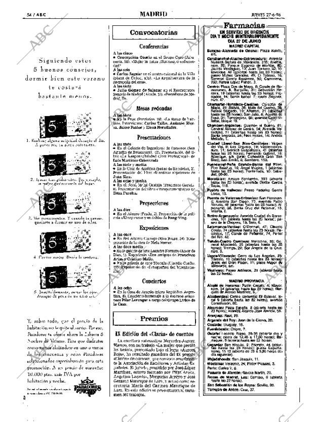 ABC MADRID 27-06-1996 página 54