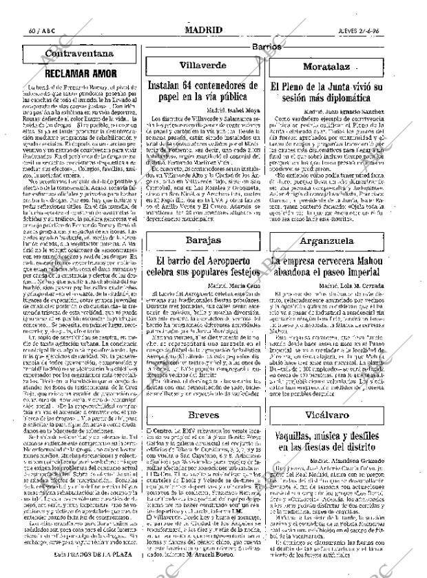 ABC MADRID 27-06-1996 página 60