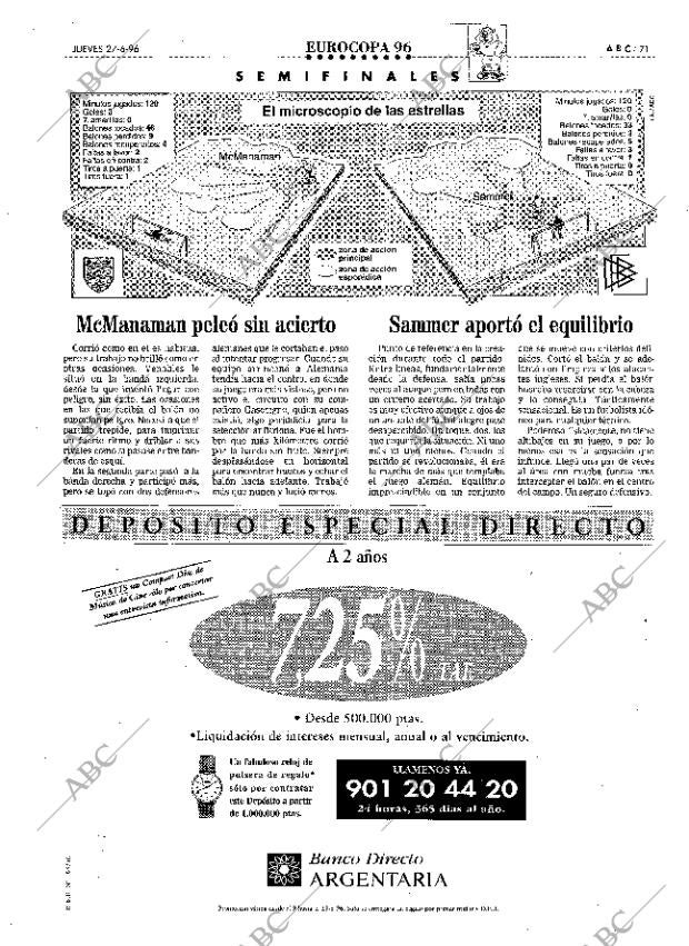 ABC MADRID 27-06-1996 página 71
