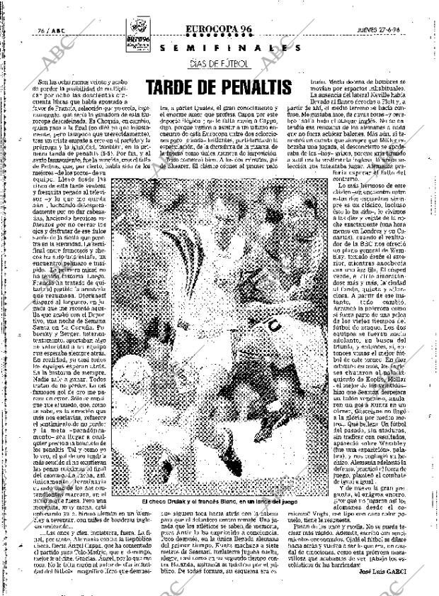 ABC MADRID 27-06-1996 página 76