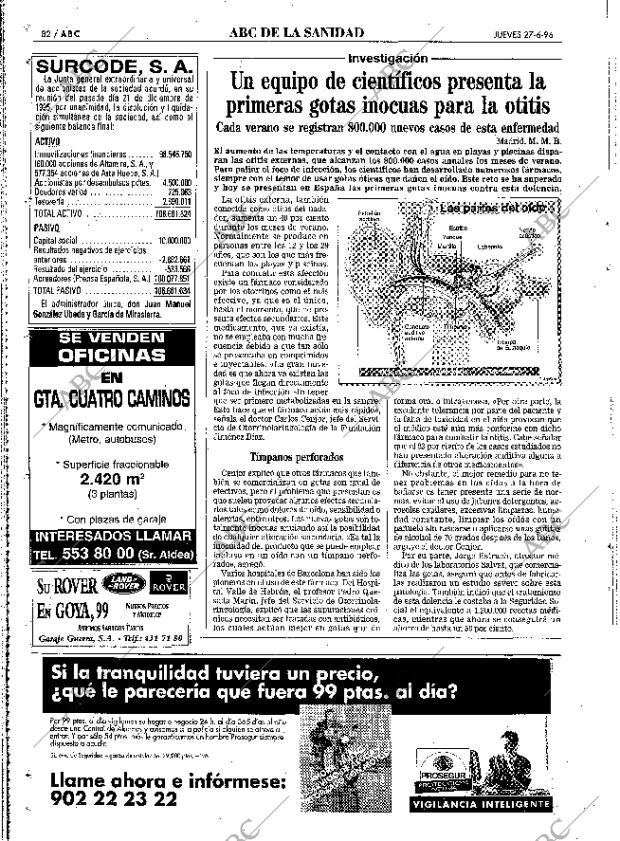 ABC MADRID 27-06-1996 página 82
