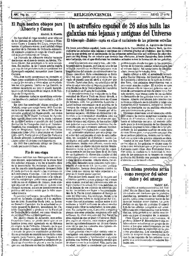 ABC MADRID 27-06-1996 página 84