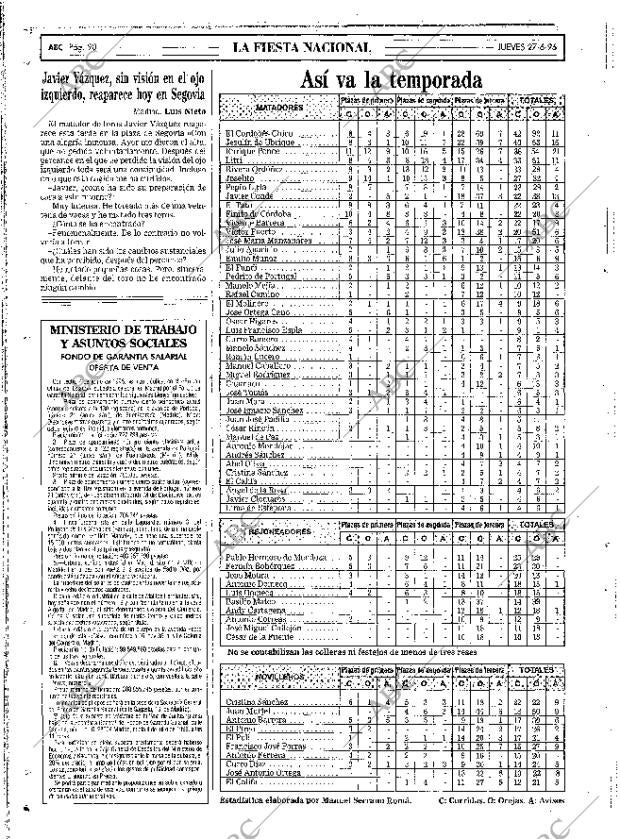 ABC MADRID 27-06-1996 página 90