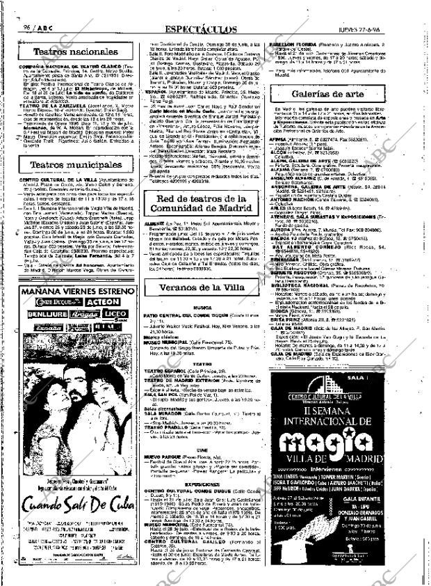 ABC MADRID 27-06-1996 página 96
