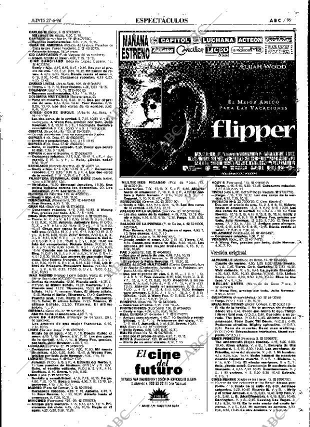 ABC MADRID 27-06-1996 página 99
