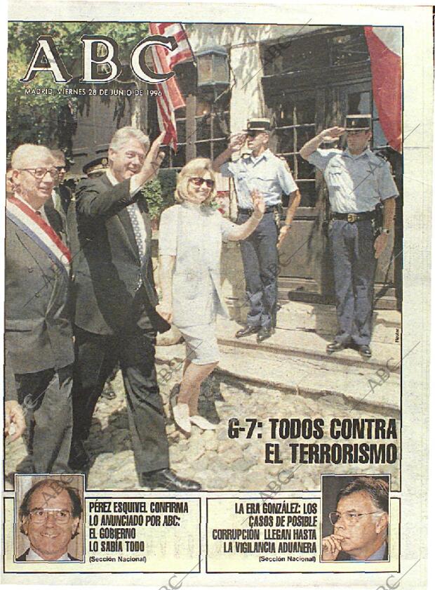 ABC MADRID 28-06-1996 página 1