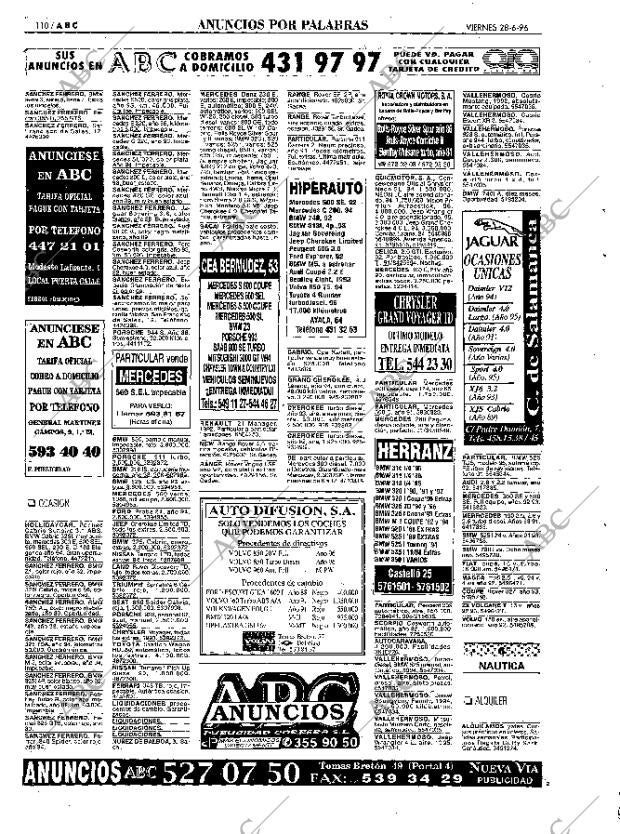 ABC MADRID 28-06-1996 página 110