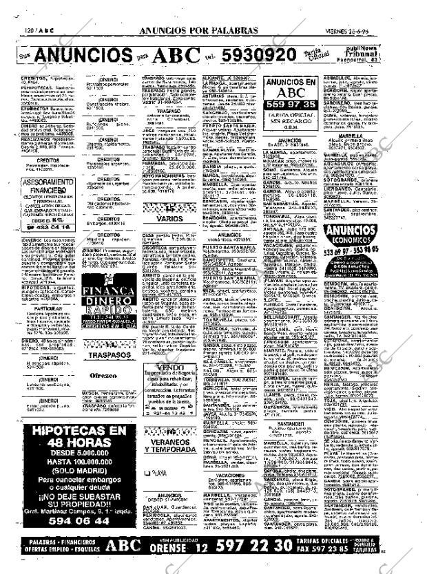 ABC MADRID 28-06-1996 página 120