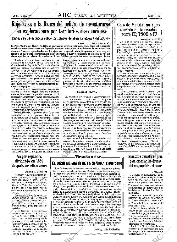ABC MADRID 28-06-1996 página 47