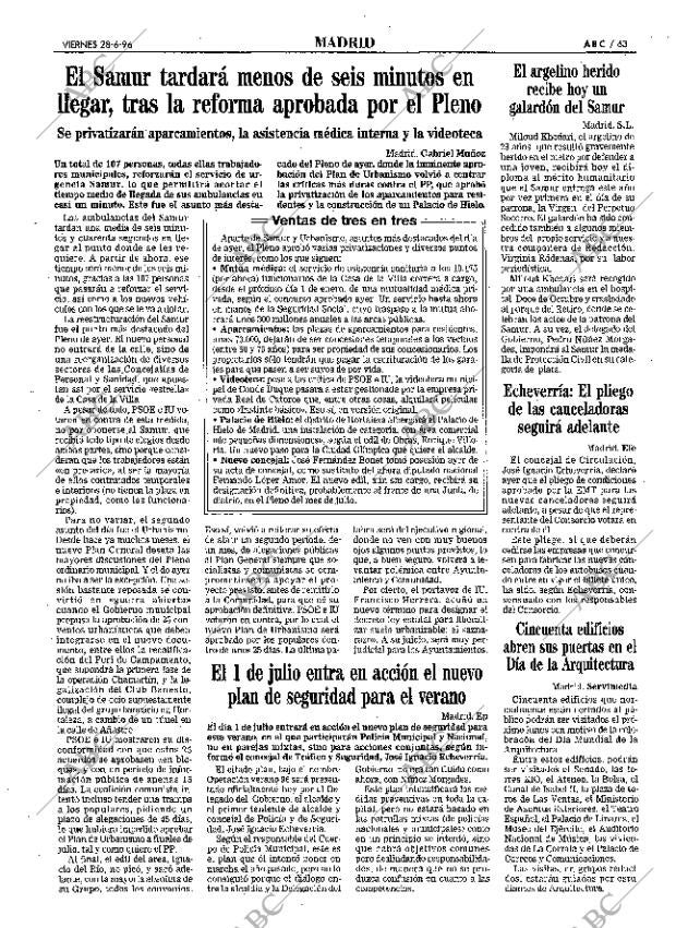 ABC MADRID 28-06-1996 página 63