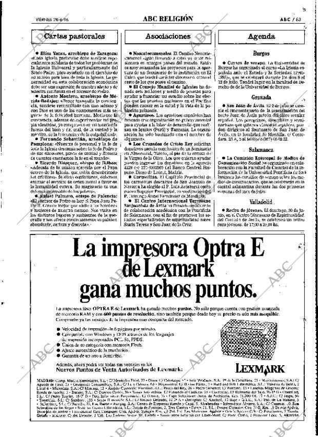 ABC MADRID 28-06-1996 página 83