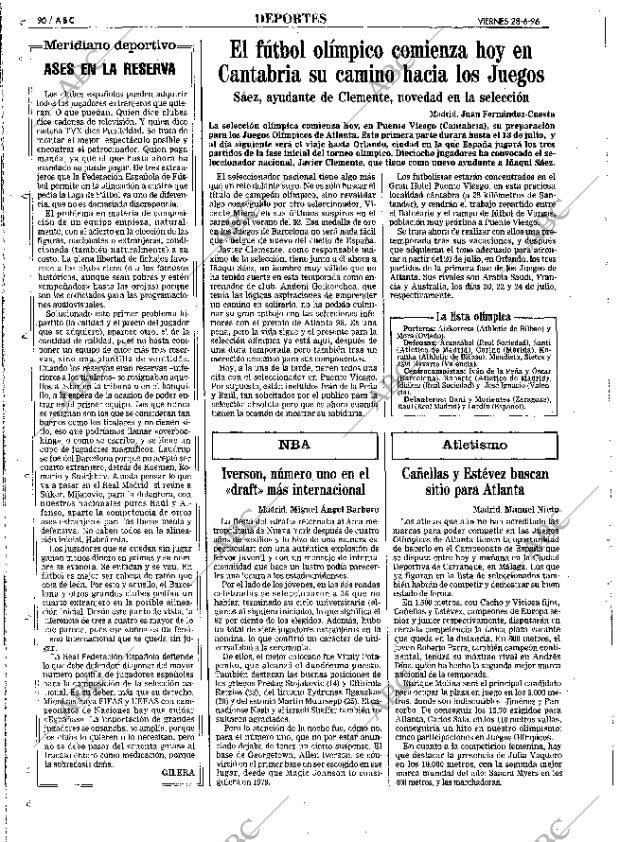 ABC MADRID 28-06-1996 página 90