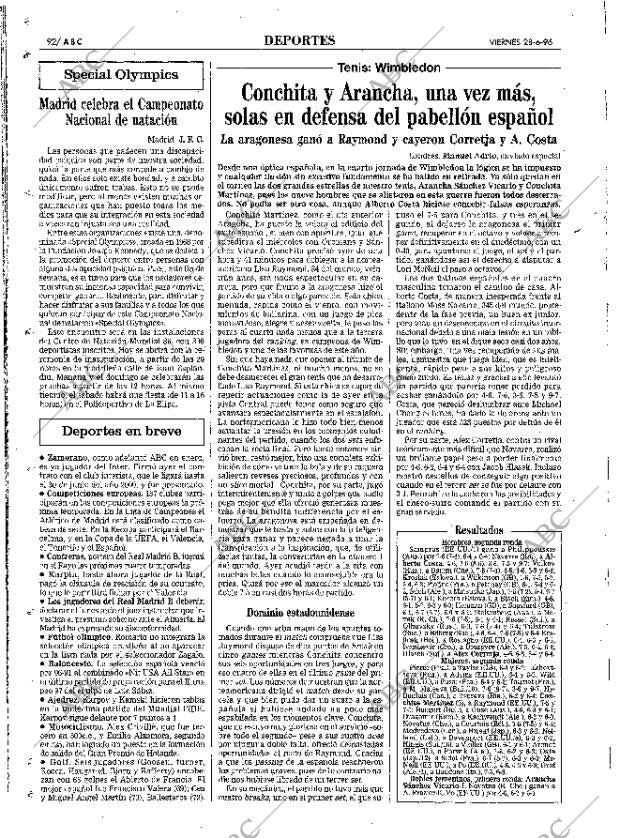 ABC MADRID 28-06-1996 página 92