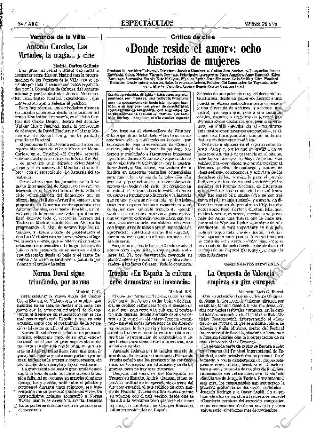 ABC MADRID 28-06-1996 página 94