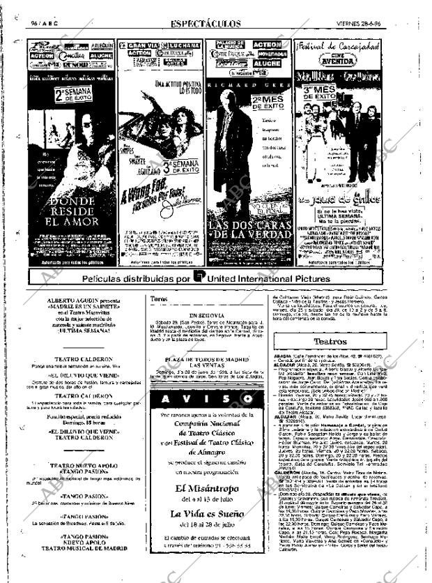 ABC MADRID 28-06-1996 página 96